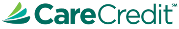 Logo of CareCredit, featuring three stylized green and blue leaf-shaped elements arranged in a fan pattern on the left, followed by the word "CareCredit" in green font—an ideal choice for vet payments, offering flexible financing options at your trusted veterinarian.
